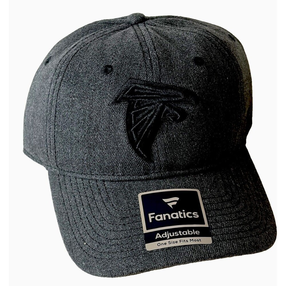Fanatics Atlanta Falcons Men’s One Size Blackout Snapback Hat NFL Pro Line